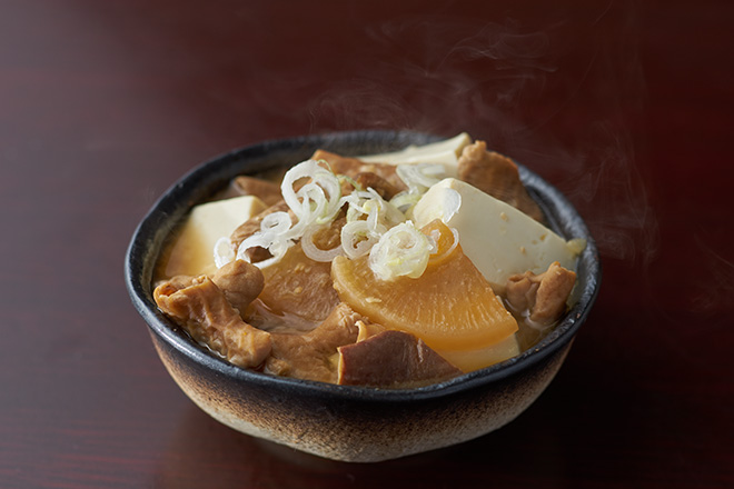 じっくり煮込んだもつ煮